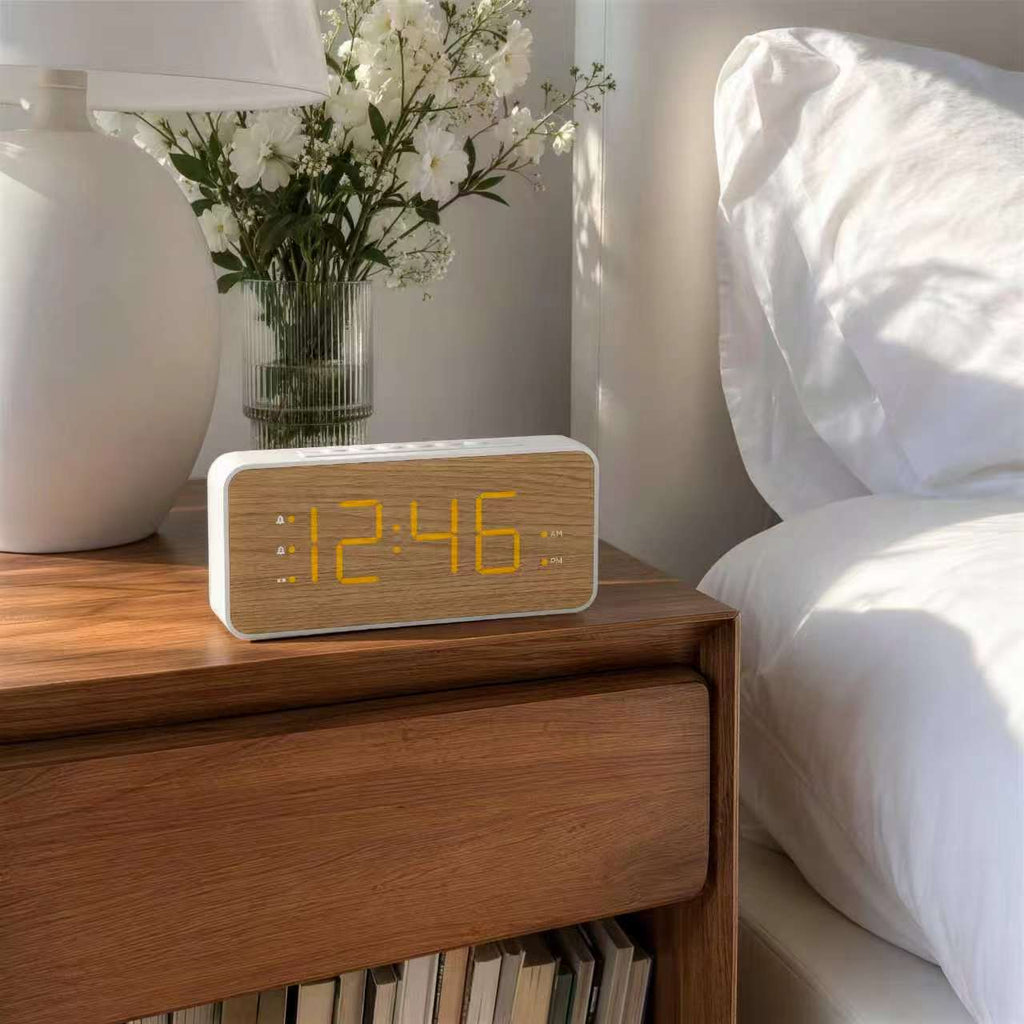 Wood Face Clock