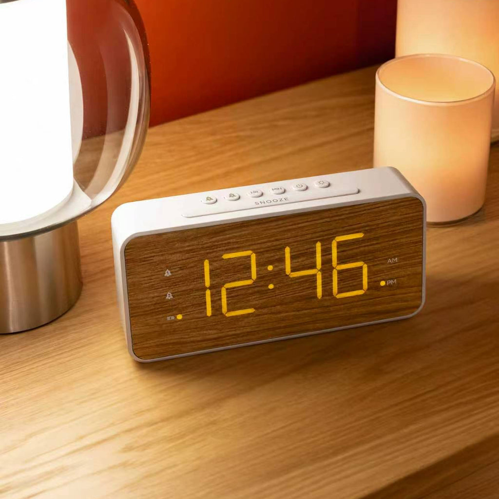 Wood Face Clock