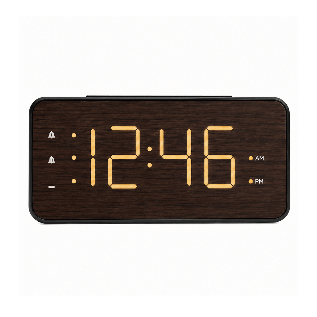 Wood Face Clock